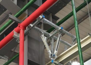 剑川该抗震支架的整体式支吊架结构协调性好